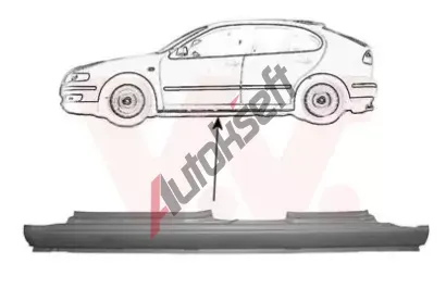 VAN WEZEL Práh dveří VAW 4933103, 4933103  VAN WEZEL Práh dveří VAW 4933103, 4933103