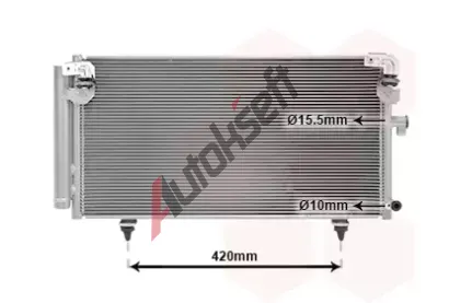 VAN WEZEL Kondenzátor klimatizace VAW 51005073, 51005073 VAN WEZEL Kondenzátor klimatizace VAW 51005073, 51005073