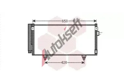 VAN WEZEL Kondenztor - klimatizace VAW 51005077, 51005077