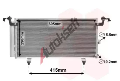 VAN WEZEL Kondenztor klimatizace VAW 51005084, 51005084