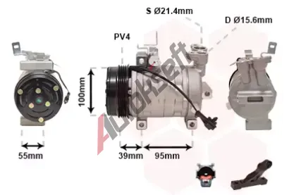 VAN WEZEL Kompresor klimatizace VAW 5100K085, 5100K085