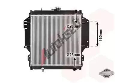 VAN WEZEL Chladi vody VAW 52002003, 52002003