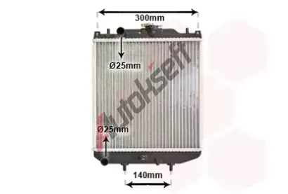 VAN WEZEL Chladi vody VAW 52002028, 52002028