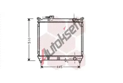 VAN WEZEL Chladi vody VAW 52002033, 52002033