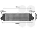 Chladi vzduchu intercooler VAN WEZEL ‐ VAW 52004134