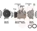 Kompresor klimatizace VAN WEZEL ‐ VAW 5200K125