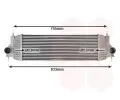 Chladi vzduchu intercooler VAN WEZEL ‐ VAW 52014134