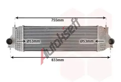 VAN WEZEL Chladi vzduchu intercooler VAW 52014134, 52014134