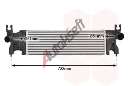 VAN WEZEL Chladi� vzduchu intercooler VAW 52014705, 52014705
