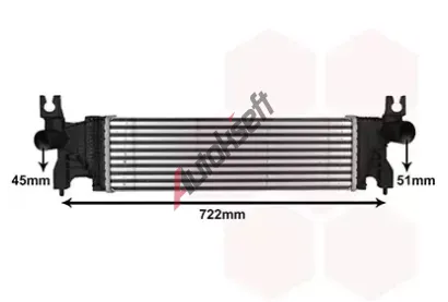 VAN WEZEL Chladič vzduchu intercooler VAW 52014706, 52014706 VAN WEZEL Chladič vzduchu intercooler VAW 52014706, 52014706