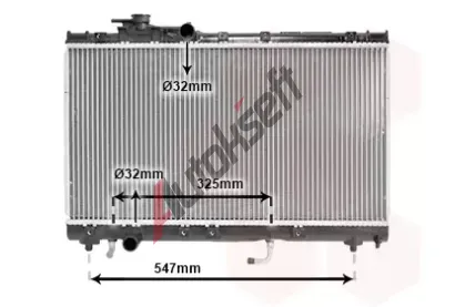 VAN WEZEL Chladi vody VAW 53002350, 53002350