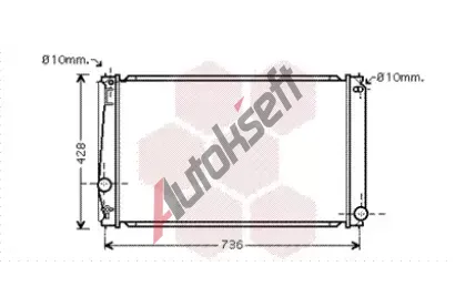 VAN WEZEL Chladi vody VAW 53002419, 53002419