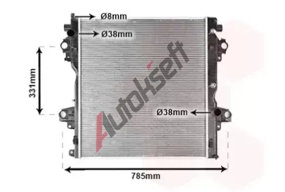 VAN WEZEL Chladi� vody VAW 53002604, 53002604