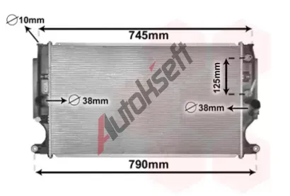 VAN WEZEL Chladi� vody VAW 53002704, 53002704