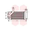 Chladi vzduchu intercooler VAN WEZEL ‐ VAW 53004475