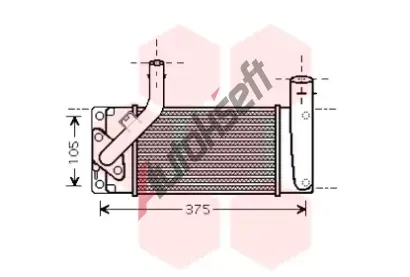 VAN WEZEL Chladi vzduchu intercooler VAW 53004475, 53004475