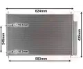 VAN WEZEL Kondenztor - klimatizace ‐ VAW 53005405
