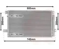 VAN WEZEL Kondenztor - klimatizace ‐ VAW 53005409