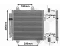 Kondenztor klimatizace VAN WEZEL ‐ VAW 53005414