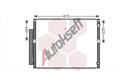 VAN WEZEL Kondenztor - klimatizace VAW 53005564, 53005564