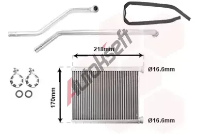 VAN WEZEL Výměník tepla vnitřního vytápění *** IR PLUS *** VAW 53006782, 53006782 VAN WEZEL Výměník tepla vnitřního vytápění *** IR PLUS *** VAW 53006782, 53006782
