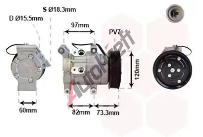 VAN WEZEL Kompresor klimatizace VAW 5300K625, 5300K625
