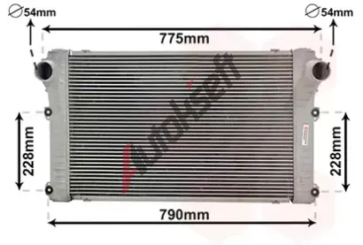 VAN WEZEL Chladič vzduchu intercooler VAW 53014700, 53014700 VAN WEZEL Chladič vzduchu intercooler VAW 53014700, 53014700