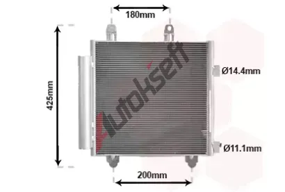 VAN WEZEL Kondenztor klimatizace VAW 53015705, 53015705