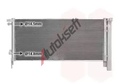 VAN WEZEL Kondenztor klimatizace VAW 53015715, 53015715