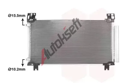 VAN WEZEL Kondenz�tor klimatizace VAW 53015720, 53015720