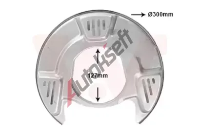 VAN WEZEL Ochrann� plech proti ne�istot�m brzdov�ho kotou�e VAW 5304374, 5304374