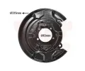 Ochrann� plech proti ne�istot�m brzdov�ho kotou�e&nbsp;VAN WEZEL&nbsp;&dash;&nbsp;VAW 5308374