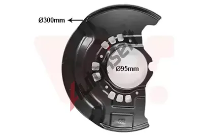 VAN WEZEL Ochrann� plech proti ne�istot�m brzdov�ho kotou�e VAW 5377372, 5377372