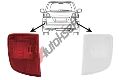 VAN WEZEL Zadní mlhovka VAW 5384929, 5384929 VAN WEZEL Zadní mlhovka VAW 5384929, 5384929