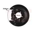 Ochrann plech proti neistotm brzdovho kotoue VAN WEZEL ‐ VAW 5393377