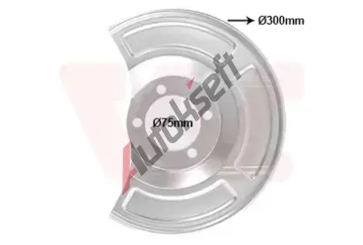 VAN WEZEL Ochranný plech proti nečistotám brzdového kotouče VAW 5420373, 5420373 VAN WEZEL Ochranný plech proti nečistotám brzdového kotouče VAW 5420373, 5420373
