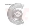 Ochrann plech proti neistotm brzdovho kotoue VAN WEZEL ‐ VAW 5420374