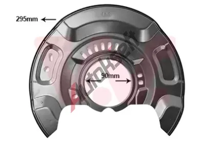 VAN WEZEL Ochranný plech proti nečistotám brzdového kotouče VAW 5437371, 5437371 VAN WEZEL Ochranný plech proti nečistotám brzdového kotouče VAW 5437371, 5437371