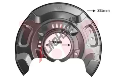 VAN WEZEL Ochrann� plech proti ne�istot�m brzdov�ho kotou�e VAW 5437372, 5437372