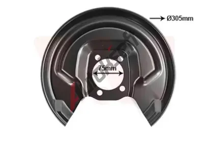 VAN WEZEL Ochrann� plech proti ne�istot�m brzdov�ho kotou�e VAW 5437374, 5437374