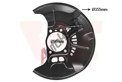 VAN WEZEL Ochrann� plech proti ne�istot�m brzdov�ho kotou�e VAW 5474371, 5474371