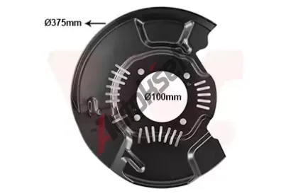 VAN WEZEL Ochrann� plech proti ne�istot�m brzdov�ho kotou�e VAW 5482371, 5482371