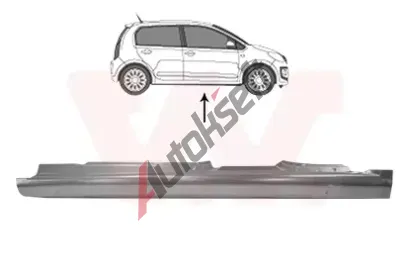 VAN WEZEL Práh dveří VAW 5701104, 5701104  VAN WEZEL Práh dveří VAW 5701104, 5701104