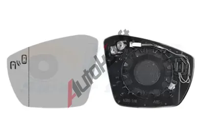 VAN WEZEL Sklo do vnjho zrctka * HAGUS * VAW 5706835, 5706835