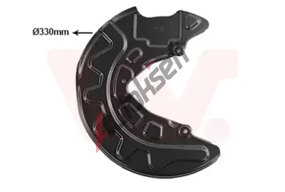 VAN WEZEL Ochrann plech proti neistotm brzdovho kotoue VAW 5766372, 5766372