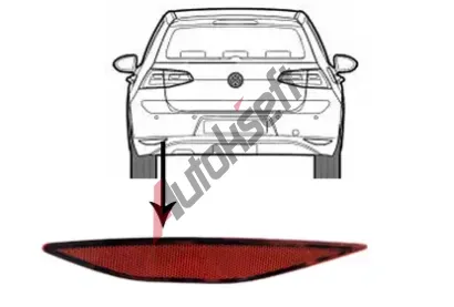 VAN WEZEL Odrazka VAW 5766939, 5766939