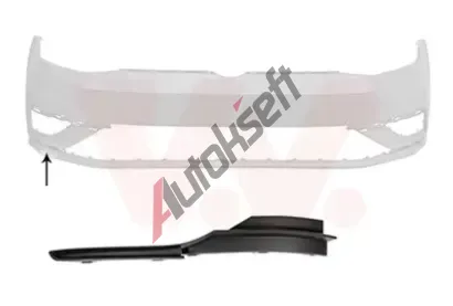 VAN WEZEL Ozdobná / ochranná lišta nárazníku ** Equipart ** VAW 5775582, 5775582 VAN WEZEL Ozdobná / ochranná lišta nárazníku ** Equipart ** VAW 5775582, 5775582