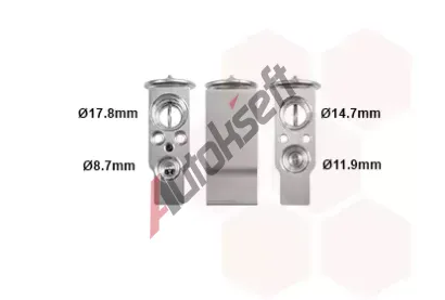 VAN WEZEL Expanzn ventil - klimatizace VAW 58001113, 58001113