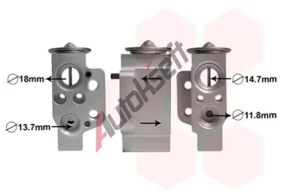 VAN WEZEL Expanzn ventil - klimatizace VAW 58001243, 58001243