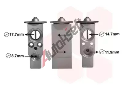 VAN WEZEL Expanzn ventil klimatizace VAW 58001366, 58001366
